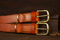 Bild in Galerie-Betrachter laden, Lederhalsband Cognac