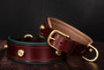 Bild in Galerie-Betrachter laden, Jagdhundhalsband Jagdhund Halsband Leder Patronen
