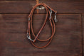 Bild in Galerie-Betrachter laden, Multifunktionelle Hundeleine aus Leder Lederleine Leine verstellbar Multifuntionsleine