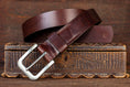 Bild in Galerie-Betrachter laden, Ledergürtel handgenäht