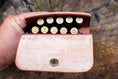 Bild in Galerie-Betrachter laden, Etui Lederetui Tasche Halterung aus Leder für 10 Kugelpatronen Patronen Munition