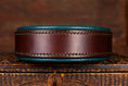 Bild in Galerie-Betrachter laden, Lederhalsband Zugstopphalsband Leder Halsband