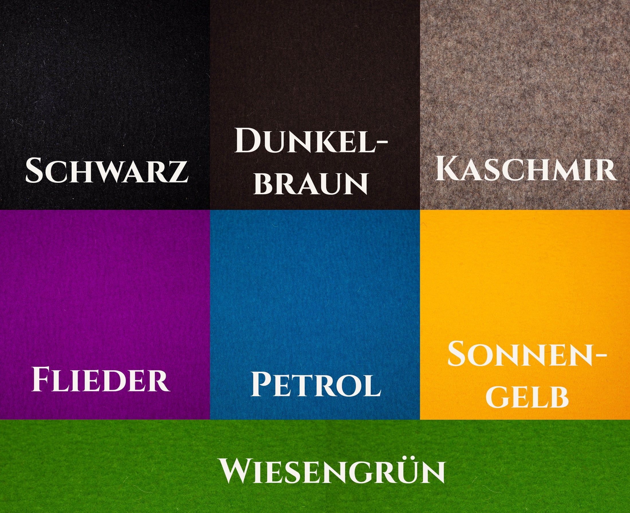 Wollfilz Geschirr