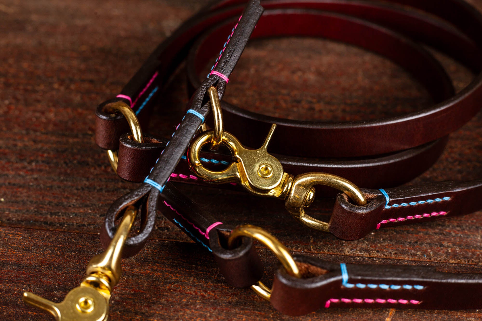 Hundeleine aus Leder verstellbar 