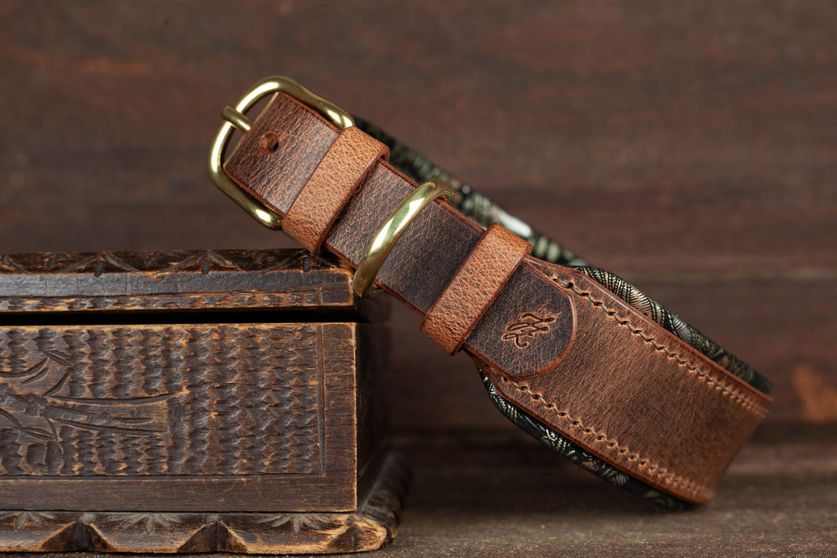 Leder Halsband schick