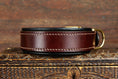 Bild in Galerie-Betrachter laden, Hundehalsband Leder Lederhalsband Halsband nach Maß
