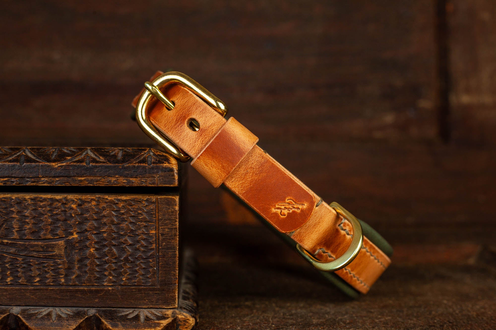 Halsband Leder handgefertigt