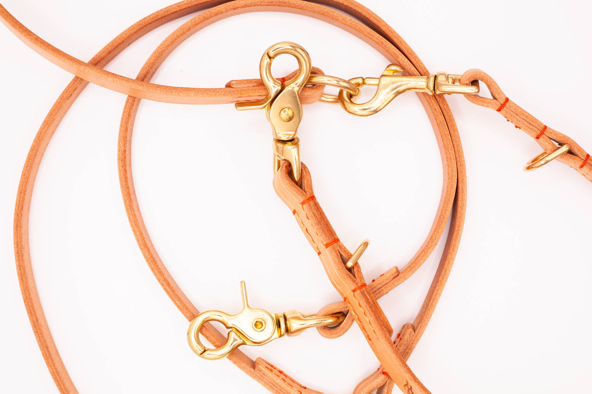 Hundeleine Bolzenkarabiner Scherenkarabiner Leder