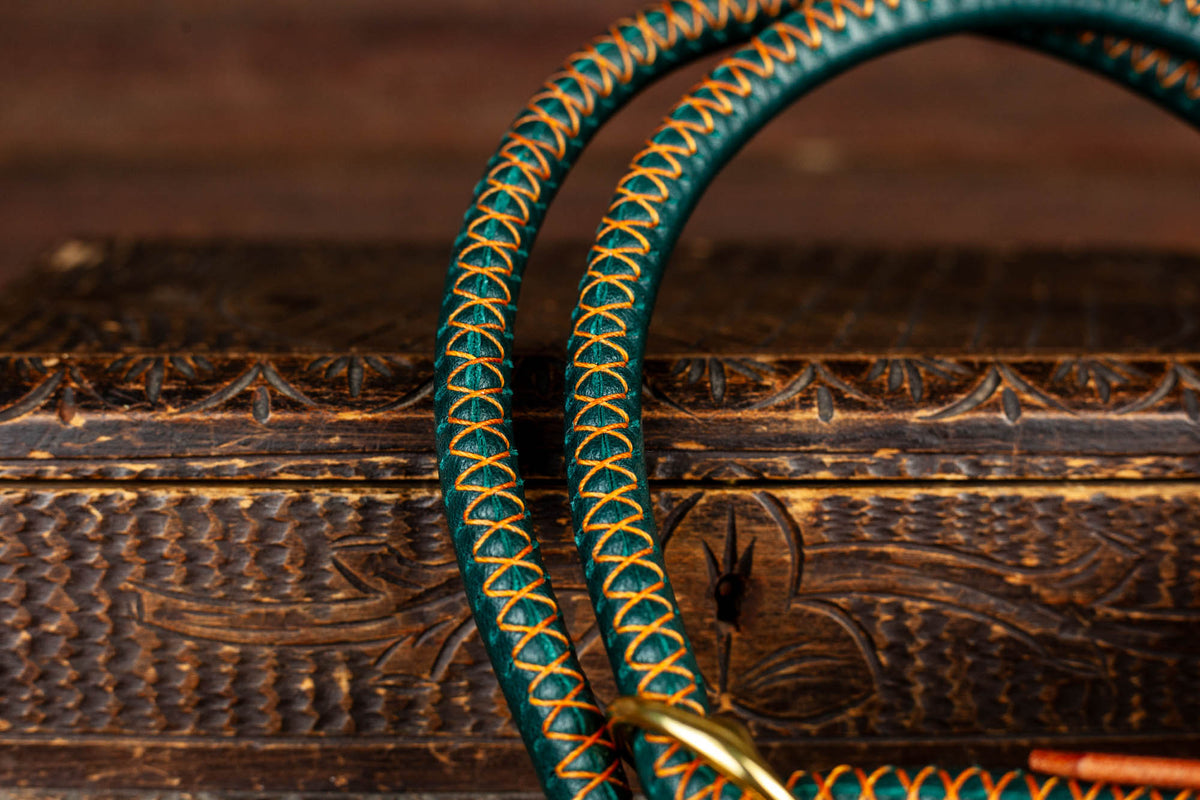 Hundehalsband aus Leder rund