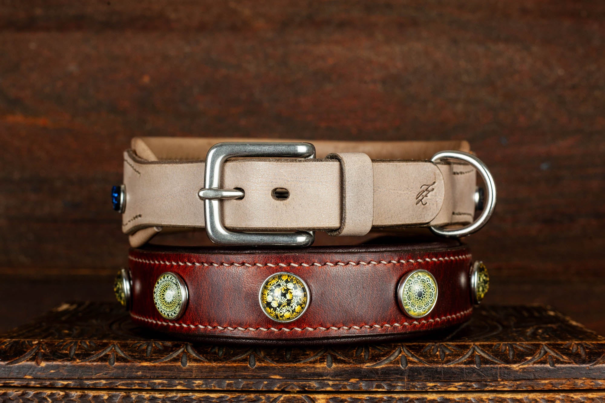 Hundehalsband Hundehalsbänder Halsband Lederhalsband Lederhalsbänder Halsbönder Leder Hund