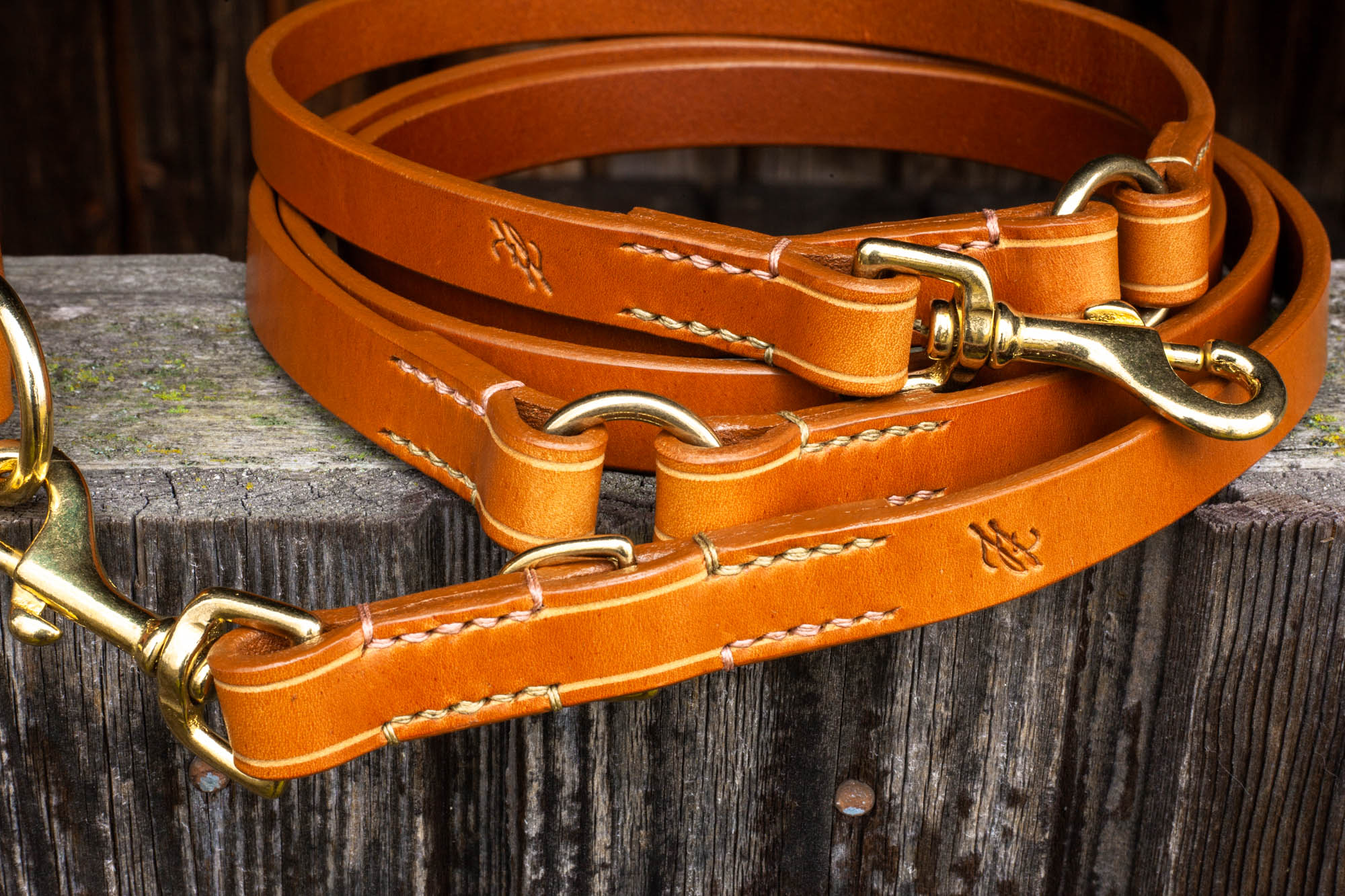 Lederleine Hundeleine Leine für Hunde aus Leder