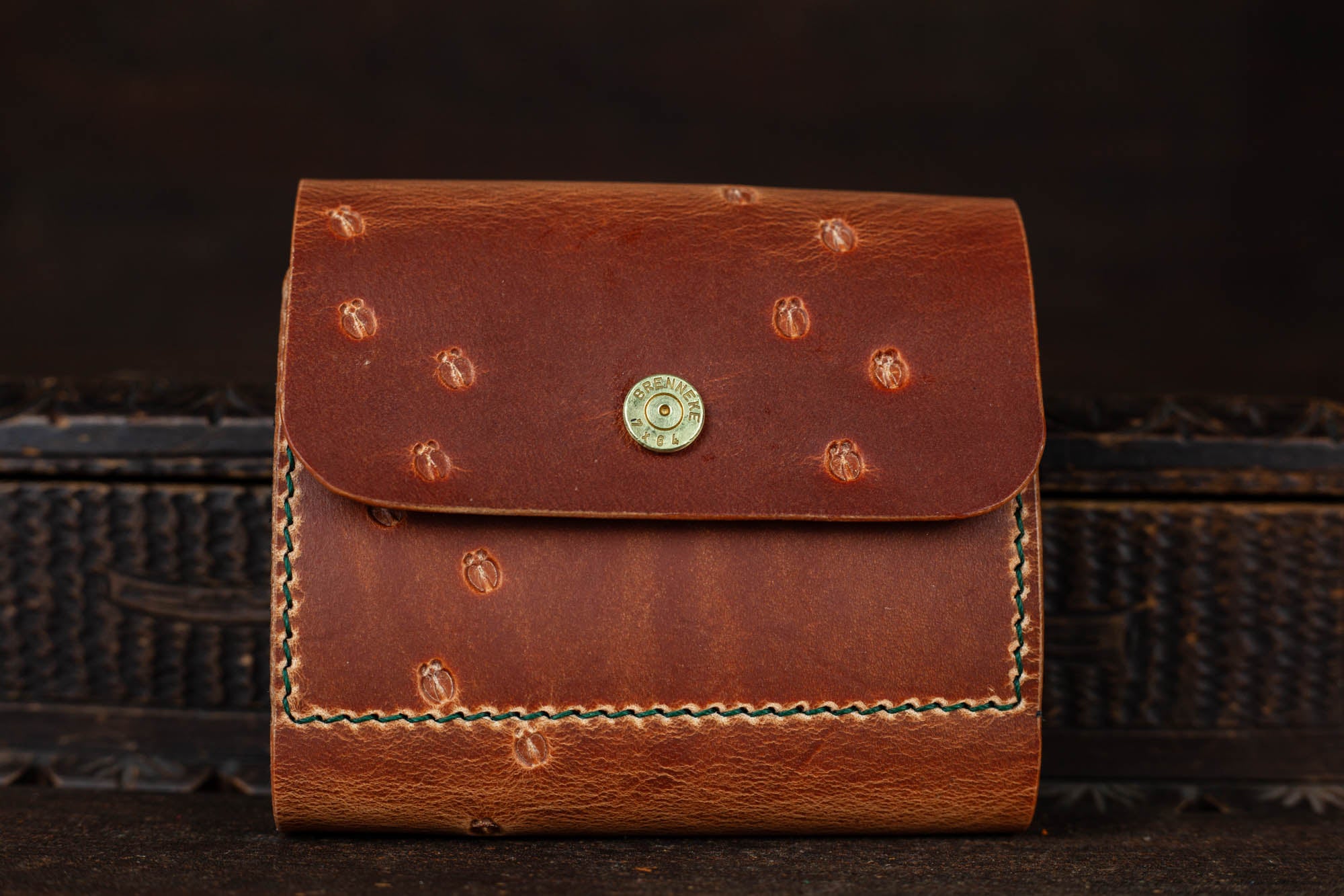 Patronenetui Patronenetasche Leder Munitionsetui