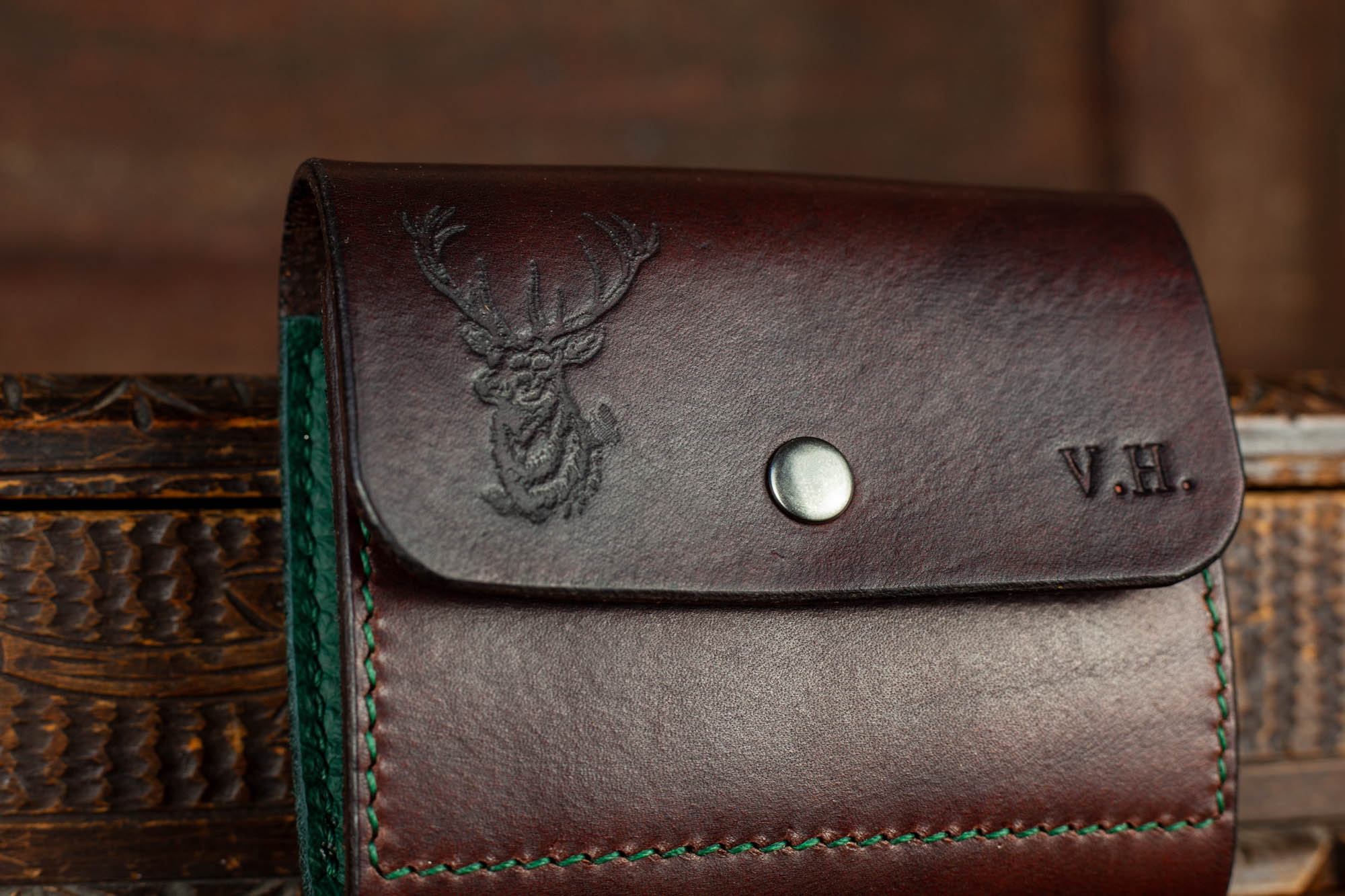 Patronentasche Munitionstasche Munitionshalter Leder