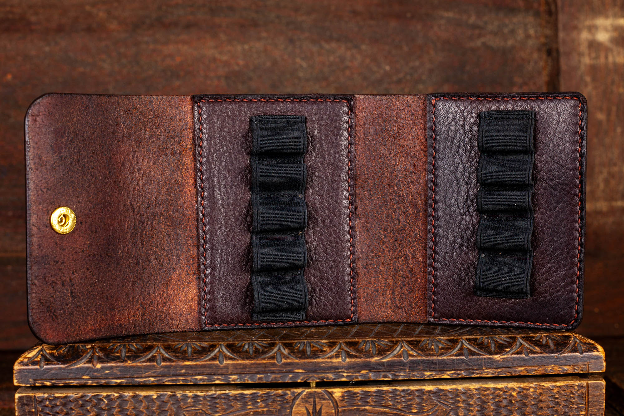 Lederetui Ledertasche Munitionstasche Munitionshalter Patronenhalter 