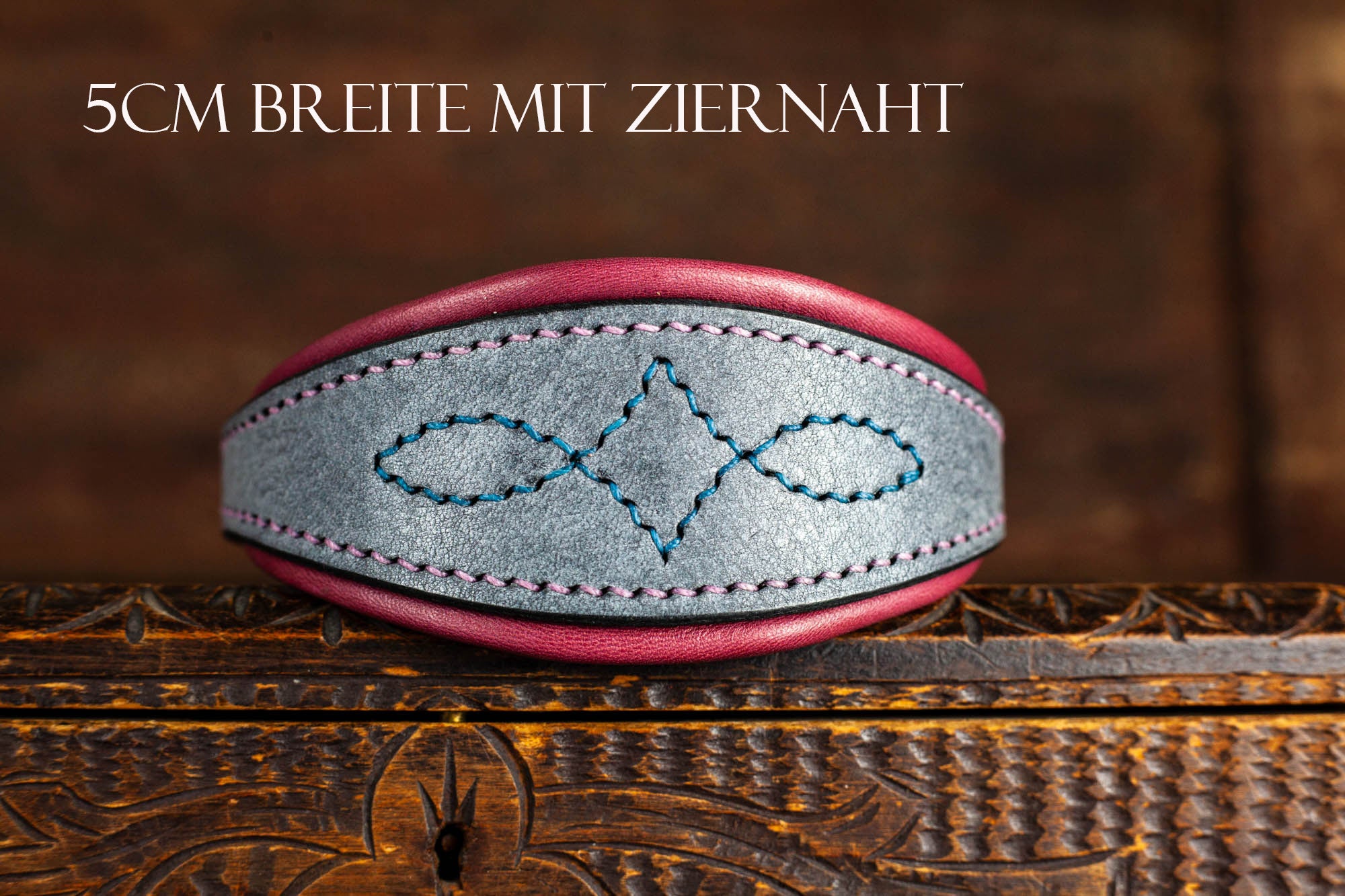 Windhundhalsband Estella aus Leder