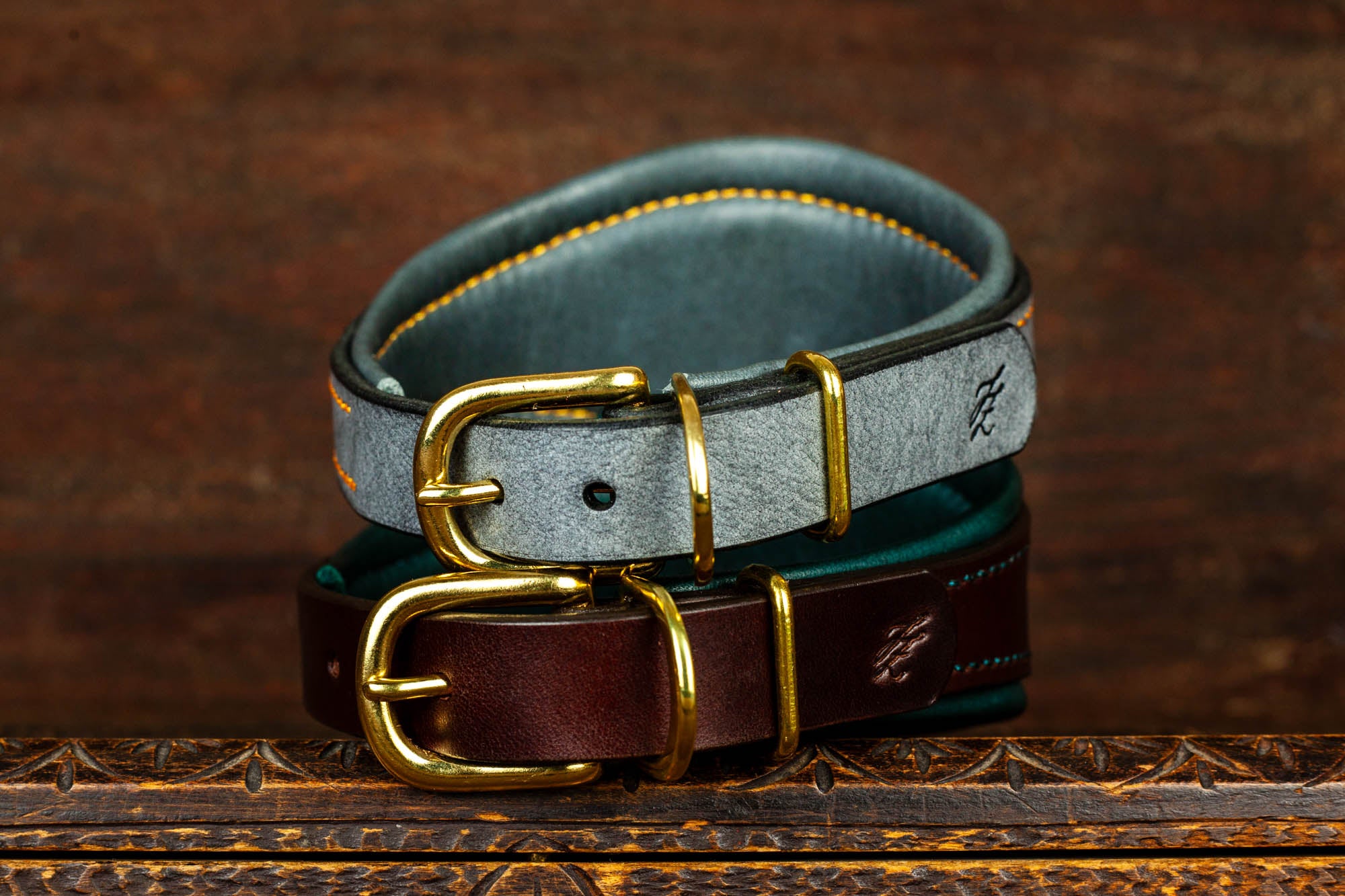 Windhundhalsband Hundehalsband Halsband aus Leder für Windhunde Whippet Galgo