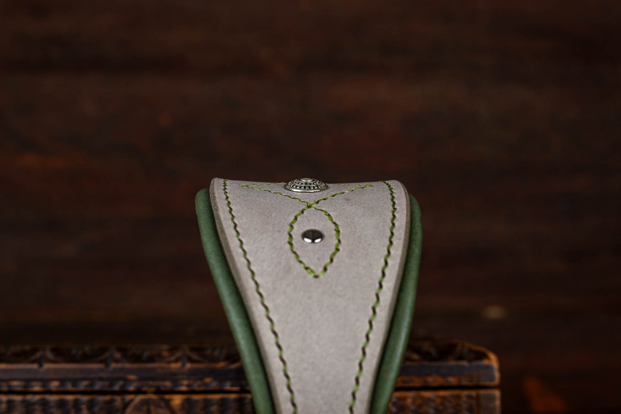 handgenähtes Windhundhalsband Hundehalsband aus Leder