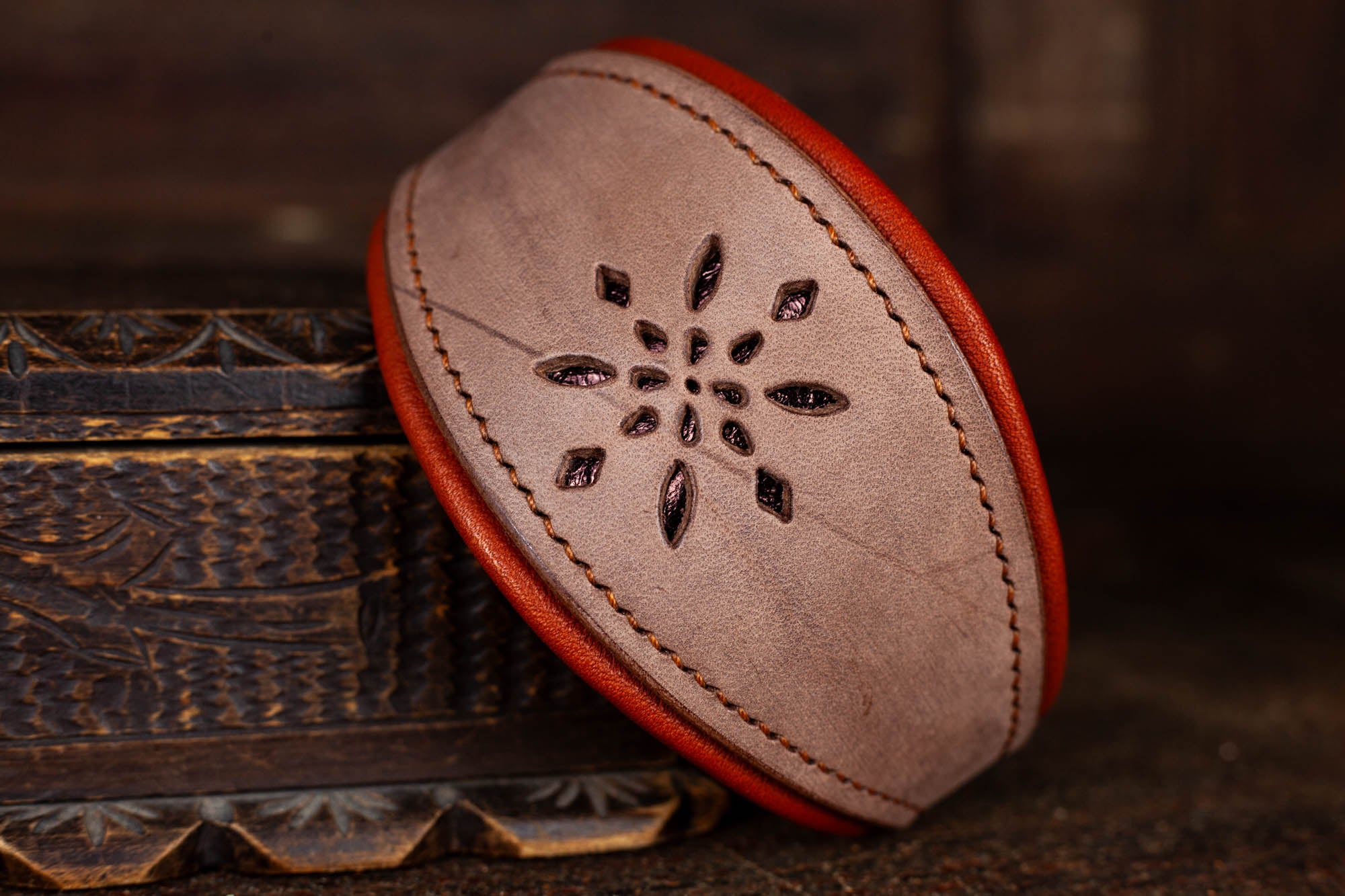 Windhundhalsband Halsband für Windhund Galgo Whippet Windspiel aus Leder 