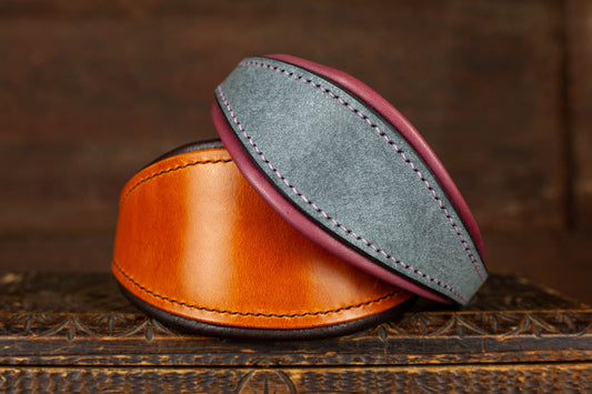 Windhundhalsband Halsband für Windhund Galgo Whippet Windspiel aus Leder