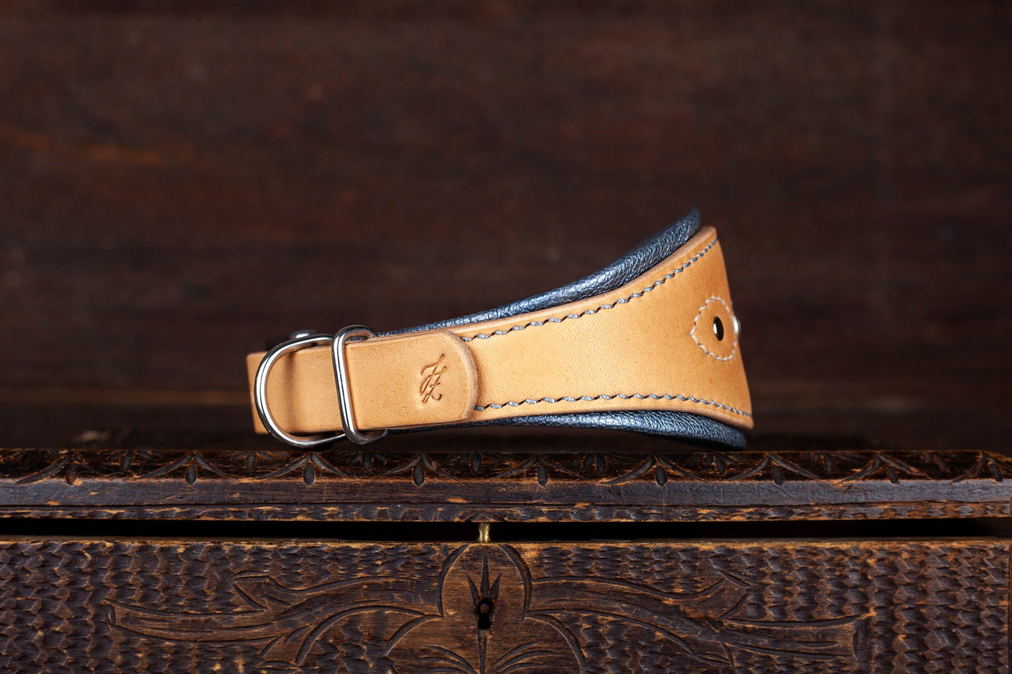 Lederhalsband Windhund