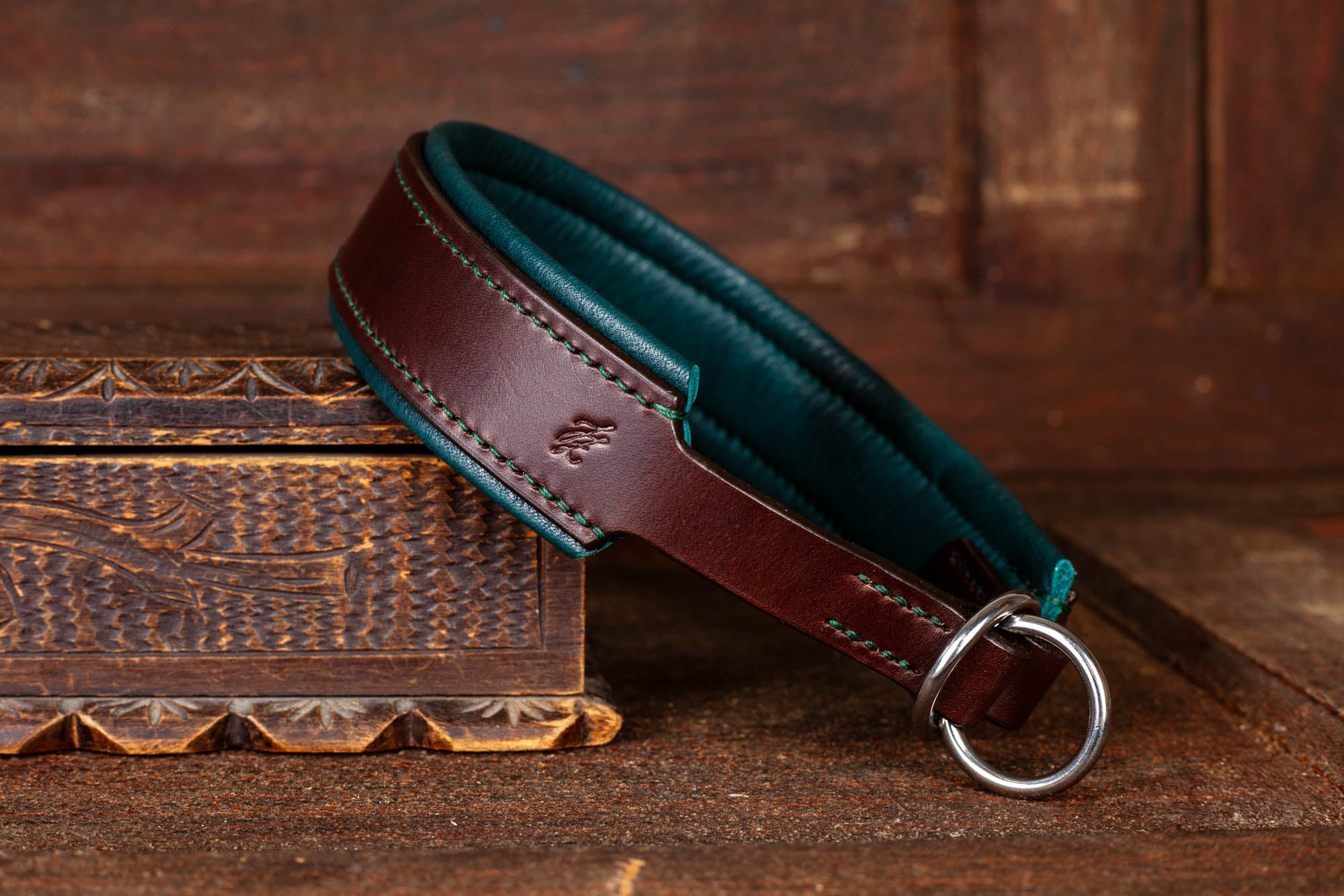 Zugstopphalsband für Hunde aus Leder