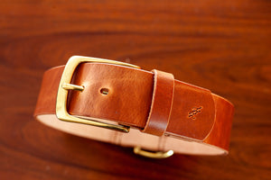 Lederhalsband WATZMANN Hundehalsband aus Leder von der JZ Ledermanufaktur - Handgenähtes Halsband aus Leder